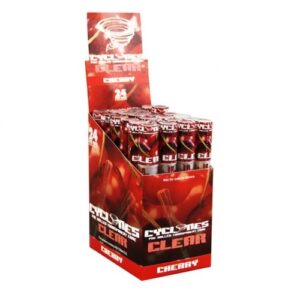 Display c/ 24 Unidades Cyclones Clear- Cherry