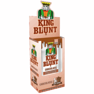 Display com 25 Blisters KING BLUNT - CHOCOLATE
