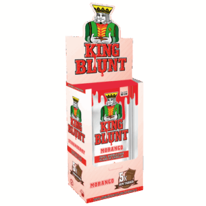 Display com 25 Blisters KING BLUNT - MORANGO