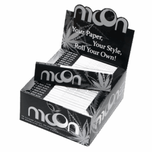 Expositor c/ 50 Livros Papel Fumar MOON K.S. Slim