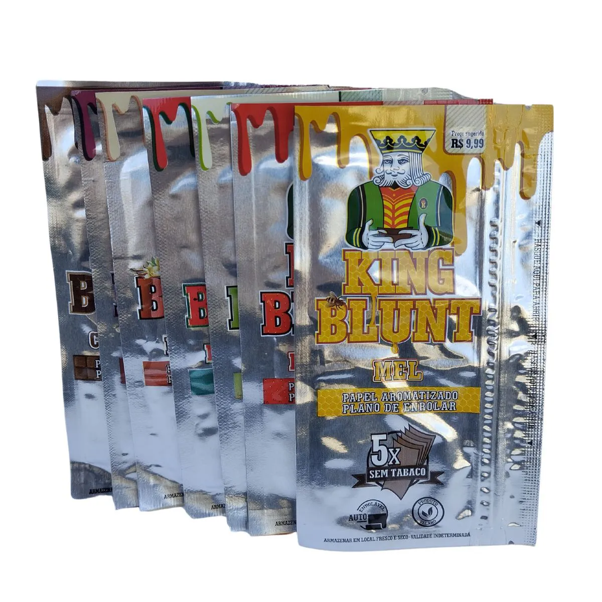 Display com 25 Blisters KING BLUNT - MIX