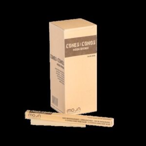 Exp. c/ 25 Blister Papel Fumar MOON Cones K.S.